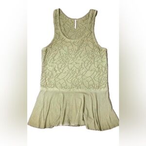 Free People peplum tank